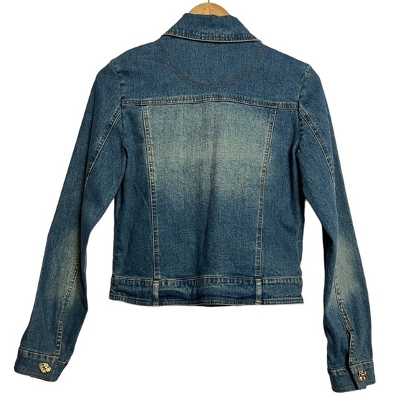 Berek 2 Bejeweled Jean Jacket By Takako Sakon Size XSmall - Picture 3 of 12